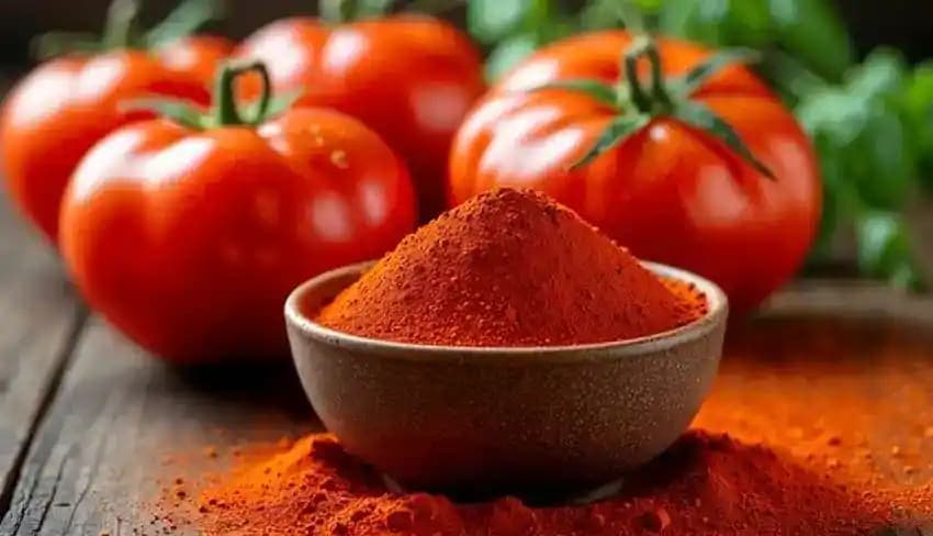Dehydrated tomato powder
